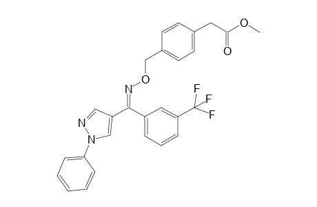 [1'-Phenyl-4'-pyrazolyl]-1-[(m-(trifluoromethyl)phenyl]-{[4"-(methoxycarbonylmethyl)benzyl]oxyimino}methane