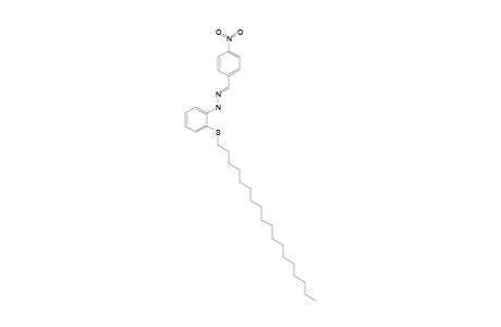 p-nitrobenzaldehyde, [o-(octadecylthio)phenyl]hydrazone