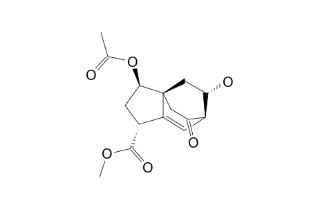 METHYL-(1R,3R,3AR,6R,8S)-3-ACETOXY-8-HYDROXY-5-OXO-1,2,3,4,5,6-HEXAHYDRO-3A,6-ETHANO-3AH-INDENE-1-CARBOXYLATE