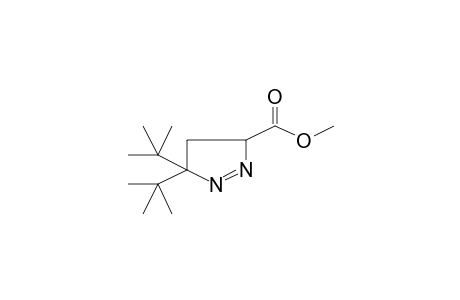 Methyl 5,5-ditert-butyl-4,5-dihydro-3H-pyrazole-3-carboxylate