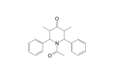 1-Acetyl-3,5-dimethyl-2,5-diphenyl-4-piperidone