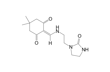 5,5-Dimethyl-2-({[2-(2-oxo-1-imidazolidinyl)ethyl]amino}methylene)-1,3-cyclohexanedione