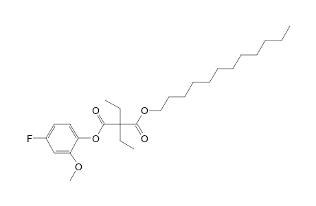 Diethylmalonic acid, dodecyl 4-fluoro-2-methoxyphenyl ester