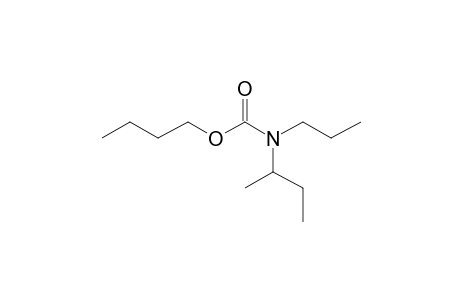 Carbamic acid, N-(2-butyl)-N-propyl-, butyl ester