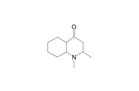 1,2(Axial)-dimethyl-trans-decahydroquinol-4-one