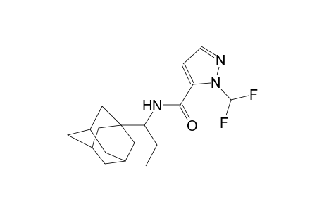 N-[1-(1-adamantyl)propyl]-1-(difluoromethyl)-1H-pyrazole-5-carboxamide