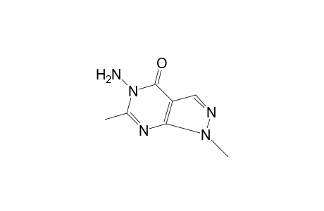 5-amino-1,6-dimethyl-1H-pyrazolo[3,4-d]pyrimidin-4(5H)-one