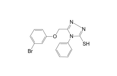 5-[(3-Bromophenoxy)methyl]-4-phenyl-4H-1,2,4-triazol-3-yl hydrosulfide