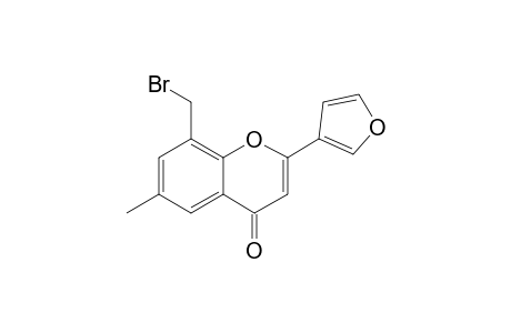 8-BROMOMETHYL-2-(3-FURYL)-6-METHYL-4H-1-BENZOPYRAN-4-ONE