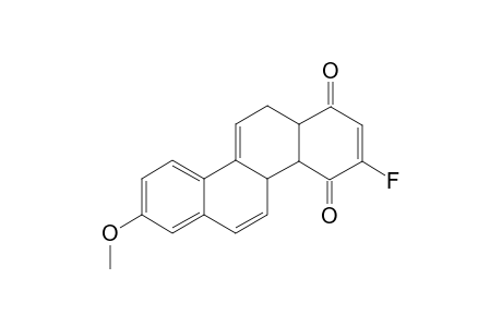 3-Fluoro-8-methoxy-4a,4b,12,12a-hexahydrochrysene-1,4-dione