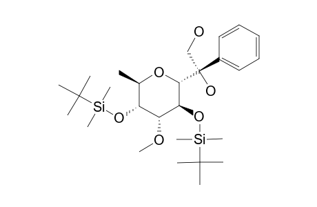 (2S)-3,7-ANHYDRO-2-PHENYL-4,6-BIS-O-TERT.-BUTYLDIMETHYLSILYL-5-O-METHYL-8-DEOXY-ALPHA-D-ALTRO-OCTITOL