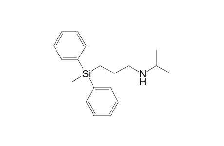 3-[methyl(diphenyl)silyl]-N-propan-2-yl-1-propanamine