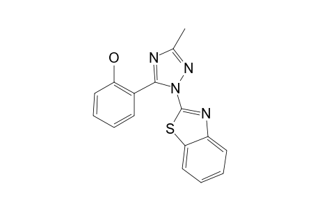 2-[2-(1,3-Benzothiazol-2-yl)-5-methyl-1,2,4-triazol-3-yl]phenol