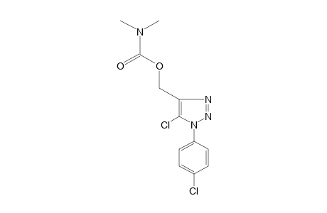 5-chloro-1-(p-chlorophenyl)-1H-1,2,3-triazole-4-methanol, dimethylcarbamate (ester)