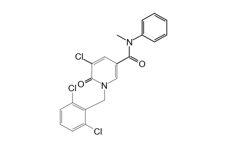 5-CHLORO-1-(2,6-DICHLOROBENZYL)-1,6-DIHYDRO-N-METHYL-6-OXONICOTINANILIDE