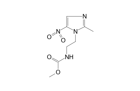 [2-(2-methyl-5-nitroimidazol-1-yl)ethyl]carbamic acid, methyl ester