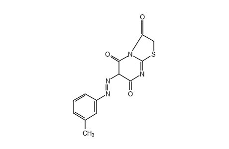 6-(m-TOLYLAZO)-5H-THIAZOLO[3,2-a]PYRIMIDINE-3,5,7(2H,6H)-TRIONE