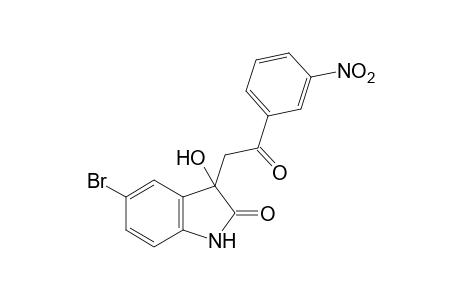 5-bromo-3-hydroxy-3-(m-nitrophenacyl)-2-indolinone