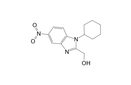 1H-1,3-Benzimidazole-2-methanol, 1-cyclohexyl-5-nitro-