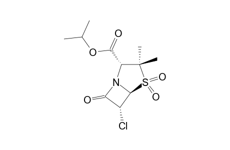 ISOPROPYL-6-ALPHA-CHLOROPENICILLANATE-SULFONE