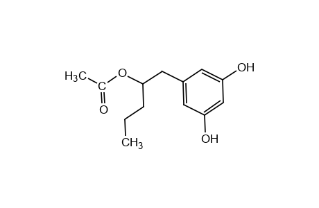 5-(2-hydroxypentyl)resorcinol, 2-acetate