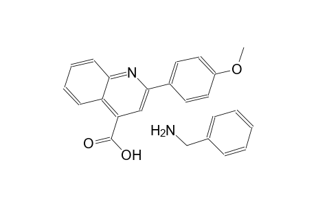 2-(4-Methoxyphenyl)-4-quinolinecarboxylic acid compound with benzylamine (1:1)