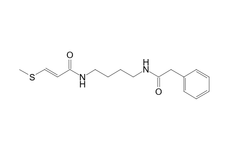 AGLAITHIODULINE;N-[N'-(E)-(3-METHYLTHIO-2-PROPENOYL)-4-AMINOBUTYL]-PHENYLACETAMIDE