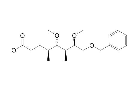 (4S,5S,6S,7R)-5,7-dimethoxy-4,6-dimethyl-8-phenylmethoxy-octanoic acid