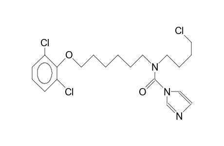 N-(4-Chlorobutyl)-N-(6-[2,6-dichlorophenoxy]hexyl)imidazole-1-carboxamide