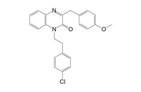 1-(p-chlorophenethyl)-3-(p-methoxybenzyl)-2(1H)-quinoxalinone