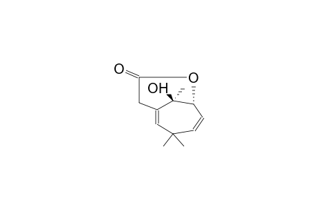 T-2,3-DIHYDROXY-2,6,6-TRIMETHYL-1(7),4-CYCLOHEPTADIENEACETIC ACID,DELTA LACTONE