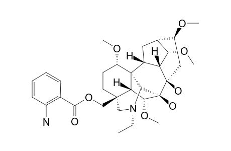 ANTHRANOYLLYCOCTONINE