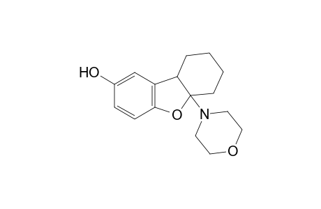 5a,6,7,8,9,9a-hexahydro-5a-morpholino-2-dibenzofuranol