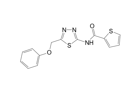 N-[5-(phenoxymethyl)-1,3,4-thiadiazol-2-yl]-2-thiophenecarboxamide