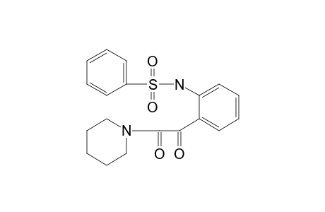 2'-(PIPERIDINOGLYOXYLOYL)BENZENESULFONANILIDE