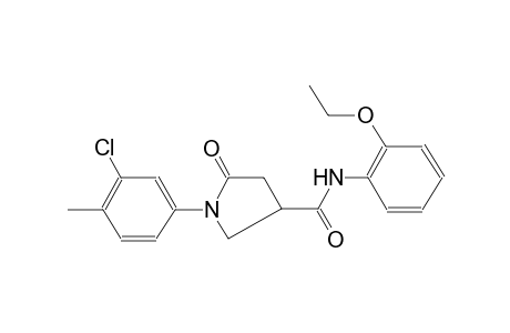 1-(3-Chloro-4-methyl-phenyl)-5-oxo-pyrrolidine-3-carboxylic acid (2-ethoxy-phenyl)-amide