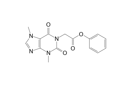 3,6-dihydro-3,7-dimethyl-2,6-dioxopurine-1(2H)-acetic acid, phenyl ester