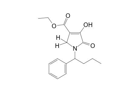 4-Hydroxy-5-oxo-1-(1-phenylbutyl)-3-pyrroline-3-carboxylic acid, ethyl ester