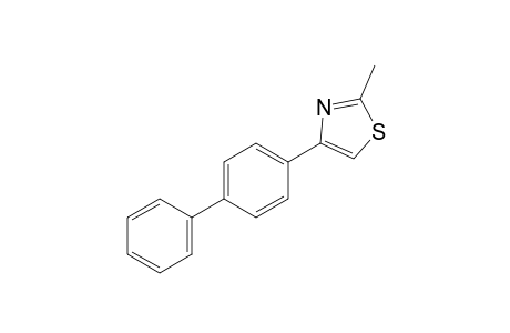 4-(4-Biphenylyl)-2-methyl-thiazole