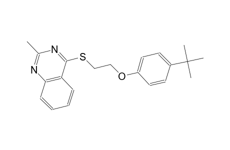 4-[2-(4-tert-Butyl-phenoxy)-ethylsulfanyl]-2-methyl-quinazoline