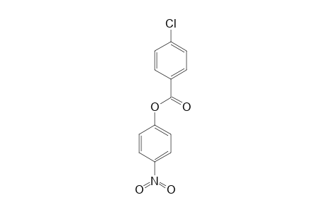 p-chlorobenzoic acid, p-nitrophenyl ester