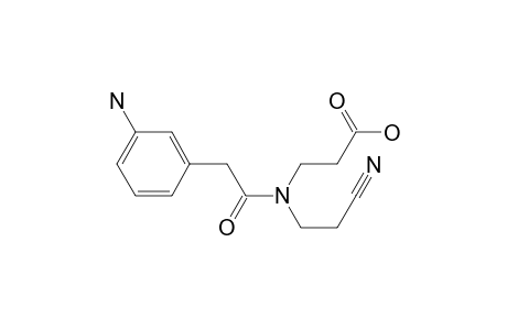 N-(Carboxyethyl)-N-(cyanoethyl)-3-anilineacetamide