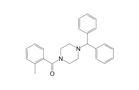 1-Benzhydryl-4-(2-methylbenzoyl)piperazine