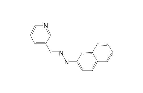 Pyridine-3-carboxaldehyde, 2-naphthylhydrazone