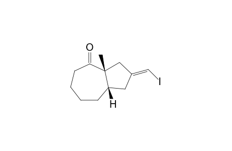 rel-(3aR,8aS,E)-2-(Iodomethylene)-3a-methyloctahydroazulen-4(2H)-one