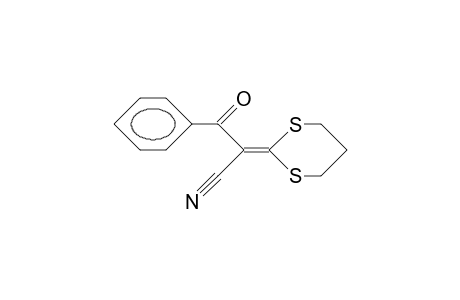 2-(1,3-Dithian-2-ylidene)-3-keto-3-phenyl-propionitrile