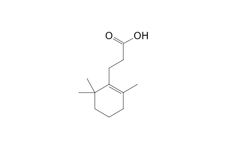 1-Cyclohexene-1-propanoic acid, 2,6,6-trimethyl-