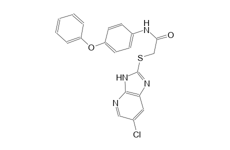 2-[(6-chloro-3H-imidazo[4,5-b]pyridin-2-yl)sulfanyl]-N-(4-phenoxyphenyl)acetamide