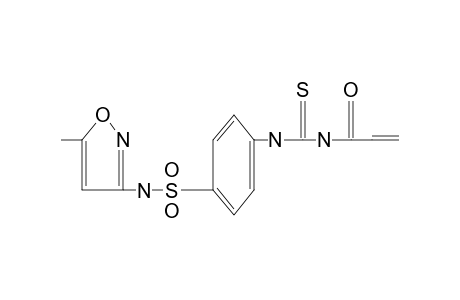 1-acryloyl-3-{p-[(5-methyl-3-isoxazolyl)sulfamoyl]phenyl}-2-thiourea