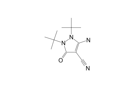 3-AMINO-4-CYANO-1,2-DI-TERT.-BUTYL-3-PYRAZOLIN-5-ONE